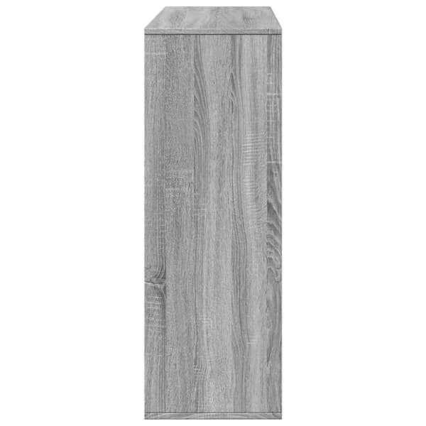 vidaXL rumdeler 100x33x94,5 cm konstrueret træ grå sonoma-eg