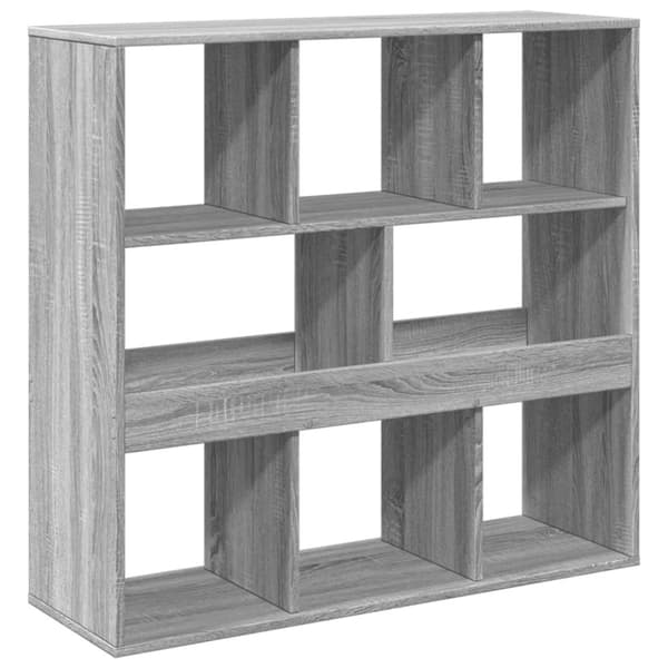 vidaXL rumdeler 100x33x94,5 cm konstrueret træ grå sonoma-eg