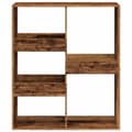 Miniatyrbilde 5 av 11: vidaXL Romdeler gammelt tre 100x33x115 cm konstruert tre