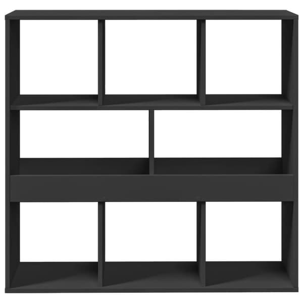 vidaXL Rumsavdelare svart 100x33x94,5 cm konstruerat trä