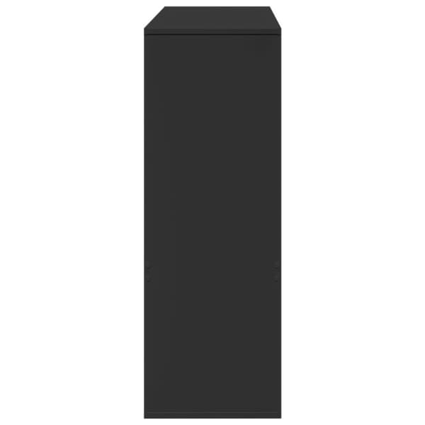 vidaXL Rumsavdelare svart 100x33x94,5 cm konstruerat trä