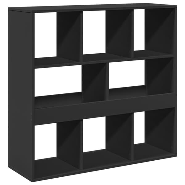 vidaXL Rumsavdelare svart 100x33x94,5 cm konstruerat trä