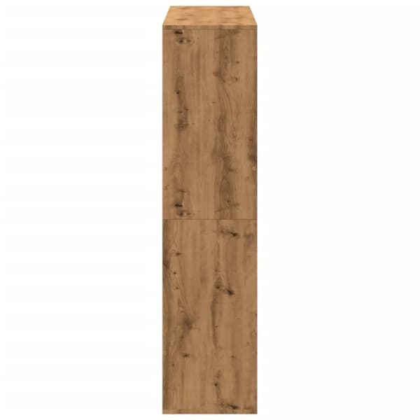 vidaXL Romdeler artisan eik 100x33x135 cm konstruert tre