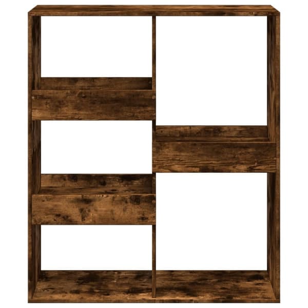vidaXL Romdeler røkt eik 100x33x115 cm konstruert tre