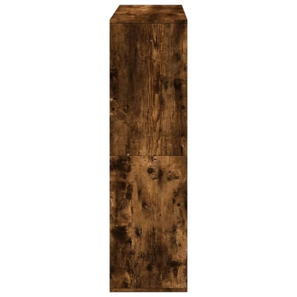 vidaXL Romdeler røkt eik 100x33x115 cm konstruert tre