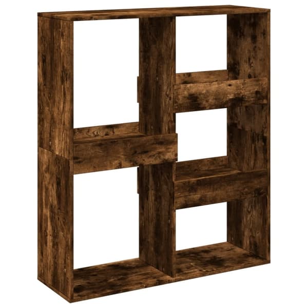 vidaXL Romdeler røkt eik 100x33x115 cm konstruert tre
