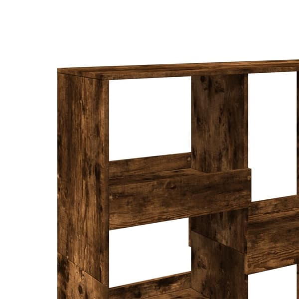 vidaXL Romdeler røkt eik 100x33x115 cm konstruert tre