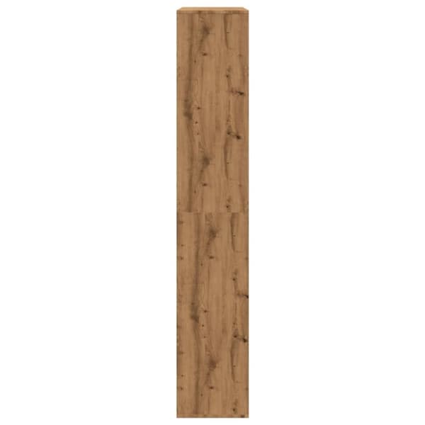 vidaXL rumdeler 100x33x187,5 cm konstrueret træ egetræsfarvet