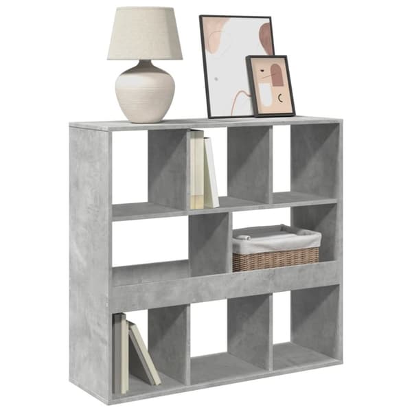 vidaXL Huoneenjakaja betoninharmaa 100x33x94,5 cm tekninen puu