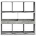 Pikkukuva 5 / 11: vidaXL Huoneenjakaja betoninharmaa 100x33x94,5 cm tekninen puu