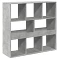 Pikkukuva 7 / 11: vidaXL Huoneenjakaja betoninharmaa 100x33x94,5 cm tekninen puu