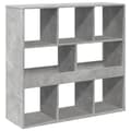 Pikkukuva 1 / 11: vidaXL Huoneenjakaja betoninharmaa 100x33x94,5 cm tekninen puu