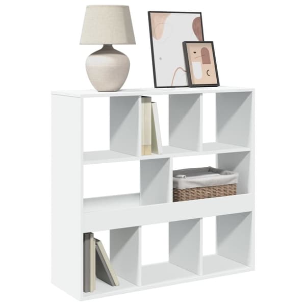 vidaXL rumdeler 100x33x94,5 cm konstrueret træ hvid