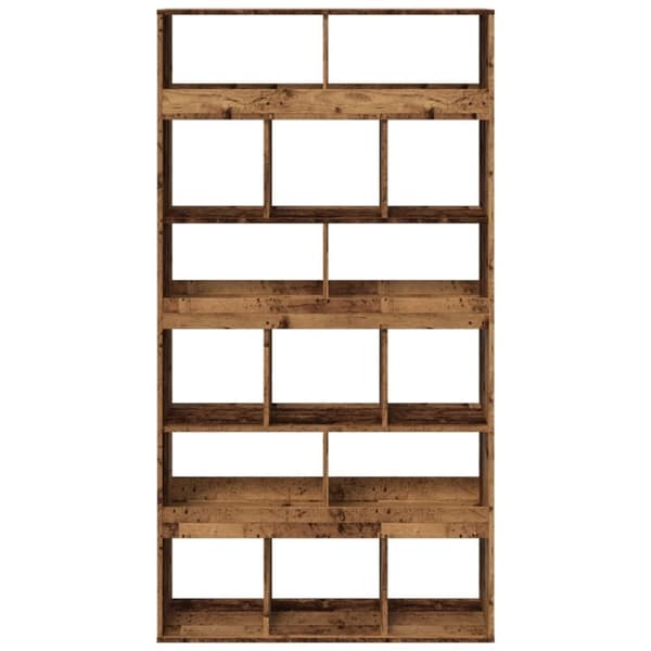 vidaXL Romdeler gammelt tre 100x33x187,5 cm konstruert tre