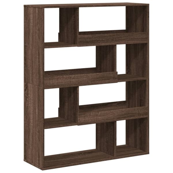 vidaXL Romdeler brun eik 100x33x125,5 cm konstruert tre