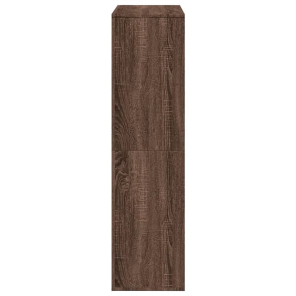 vidaXL Romdeler brun eik 100x33x125,5 cm konstruert tre