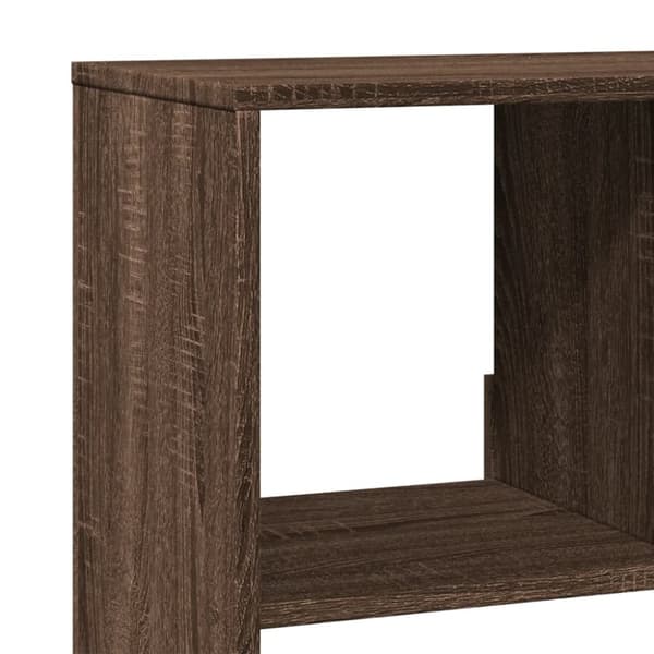vidaXL Romdeler brun eik 100x33x125,5 cm konstruert tre
