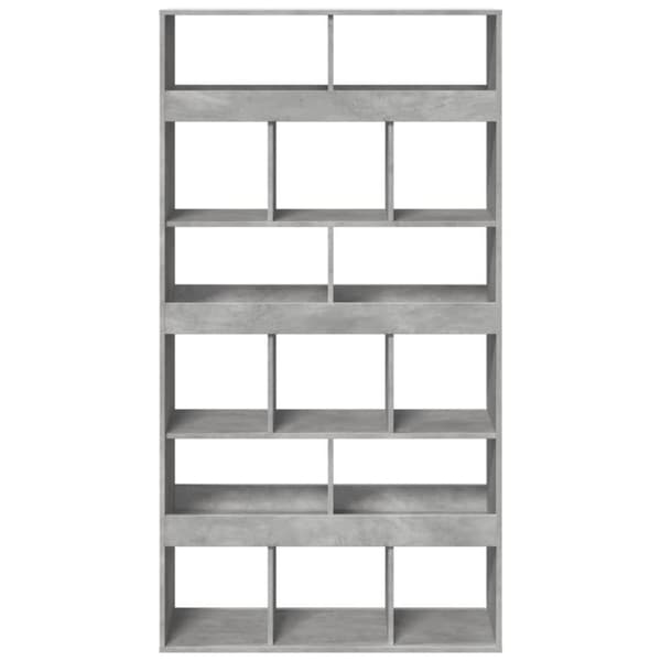 vidaXL Romdeler betonggrå 100x33x187,5 cm konstruert tre