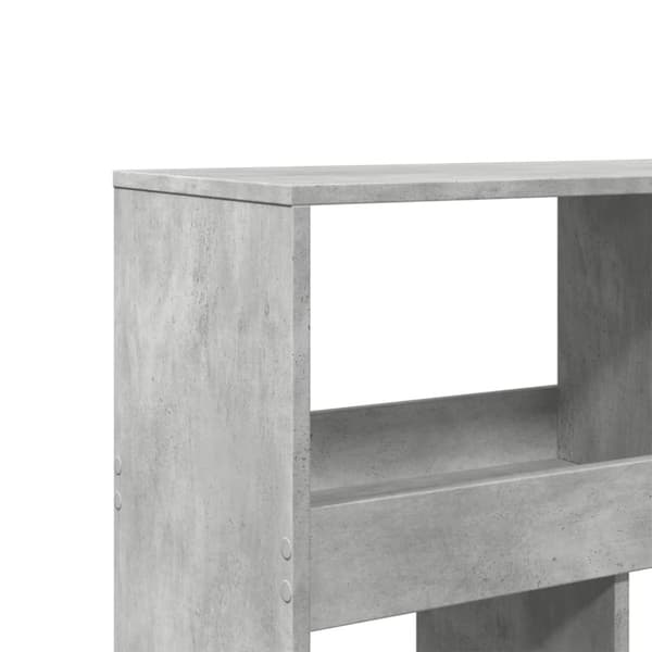 vidaXL Romdeler betonggrå 100x33x187,5 cm konstruert tre