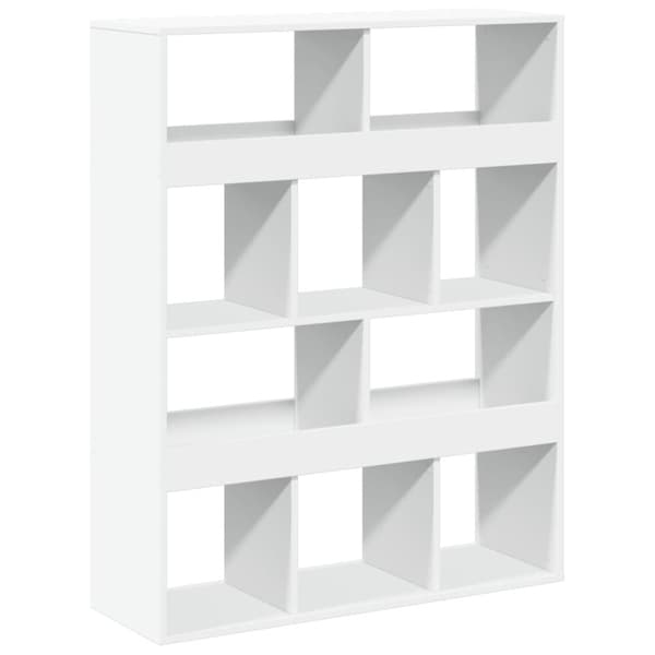 vidaXL rumdeler 100x33x125,5 cm konstrueret træ hvid