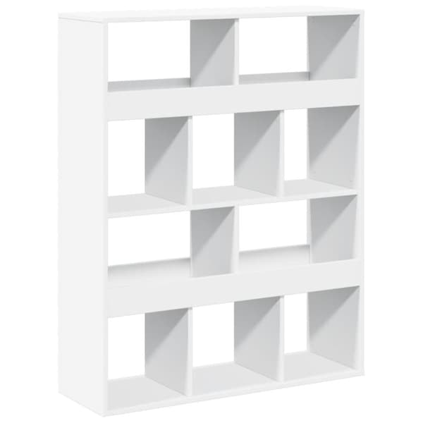 vidaXL rumdeler 100x33x125,5 cm konstrueret træ hvid