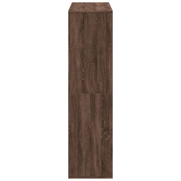 vidaXL rumdeler 100x33x125,5 cm konstrueret træ brun egetræsfarve