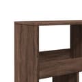 Miniatyrbillede 8 af 11: vidaXL rumdeler 100x33x125,5 cm konstrueret træ brun egetræsfarve