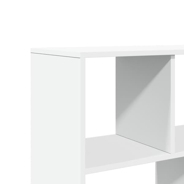 vidaXL Bokhylle hvit 100x33x156,5 cm konstruert tre