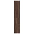 Miniatyrbilde 7 av 11: vidaXL Highboard brun eik 92x33x180 cm konstruert tre