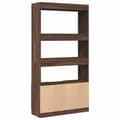 Miniatyrbilde 8 av 11: vidaXL Highboard brun eik 92x33x180 cm konstruert tre