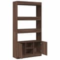 Miniatyrbilde 9 av 11: vidaXL Highboard brun eik 92x33x180 cm konstruert tre