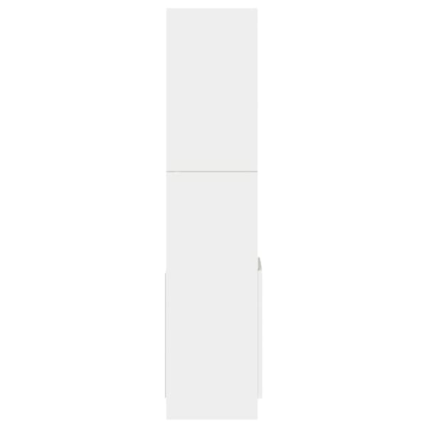 vidaXL Highboard hvit 92x33x140 cm konstruert tre
