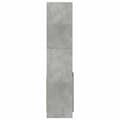 Miniatyrbilde 7 av 11: vidaXL Highboard betonggrå 92x33x140 cm konstruert tre