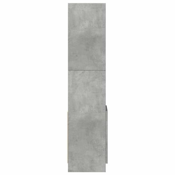 vidaXL reol 92x33x140 cm konstrueret træ betongrå