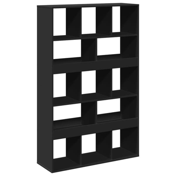 vidaXL bogreol 100x33x156,5 cm konstrueret træ sort