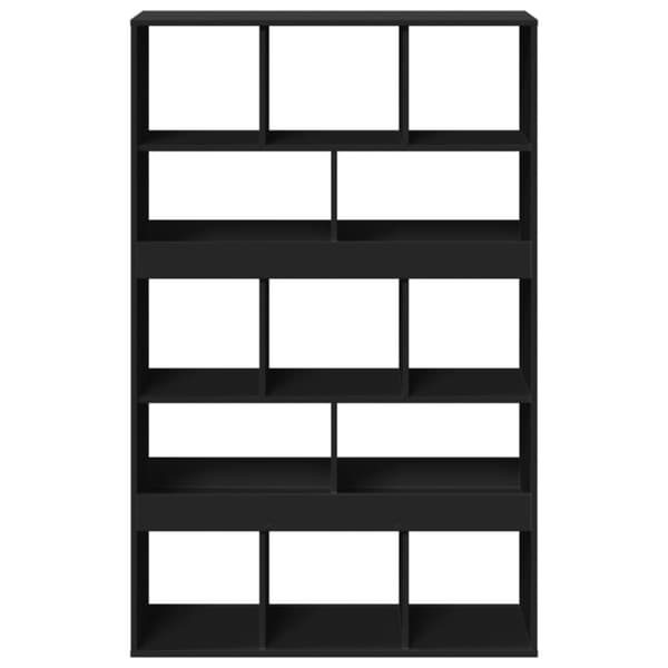 vidaXL bogreol 100x33x156,5 cm konstrueret træ sort