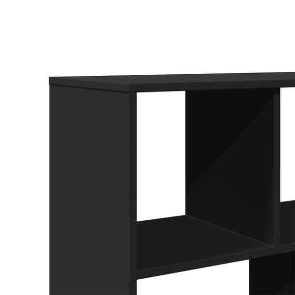 vidaXL bogreol 100x33x156,5 cm konstrueret træ sort
