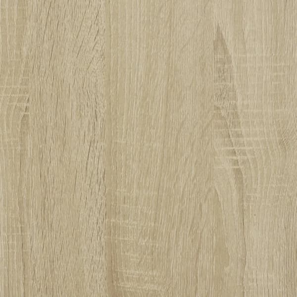 vidaXL Bokhylle sonoma eik 100x33x125,5 cm konstruert tre