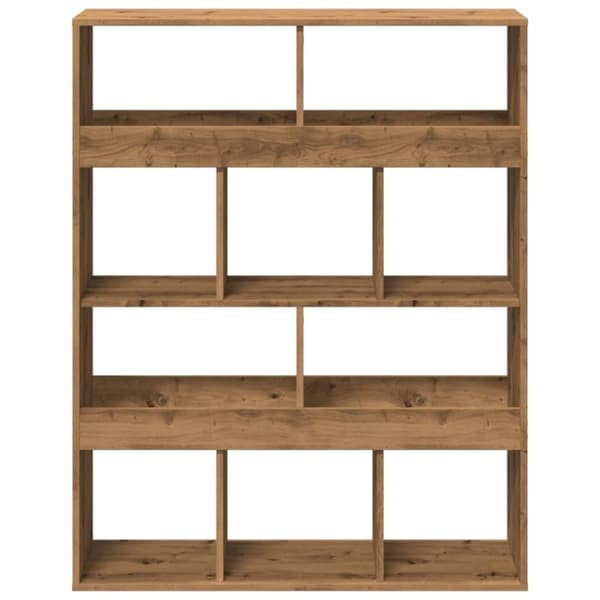 vidaXL Bokhylla ek 100x33x125,5 cm konstruerat trä