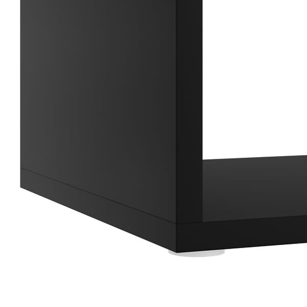 Reol Tartu med 7 åbne rum, 104x29x107cm - sort