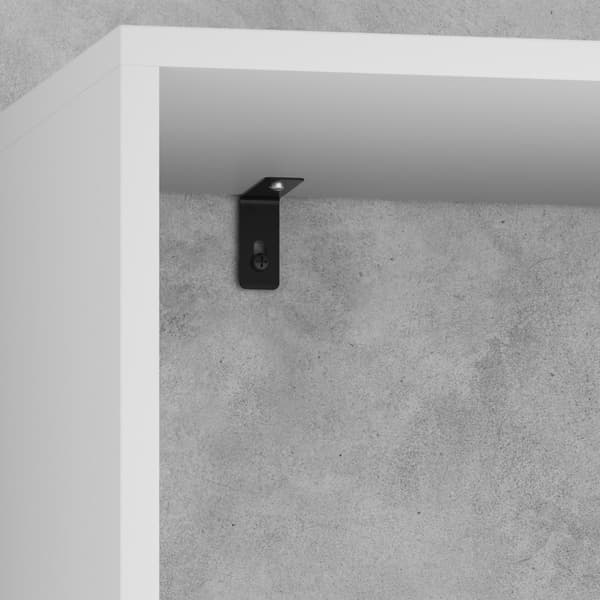 Reol Tartu med 7 åbne rum, 104x29x107cm - hvid