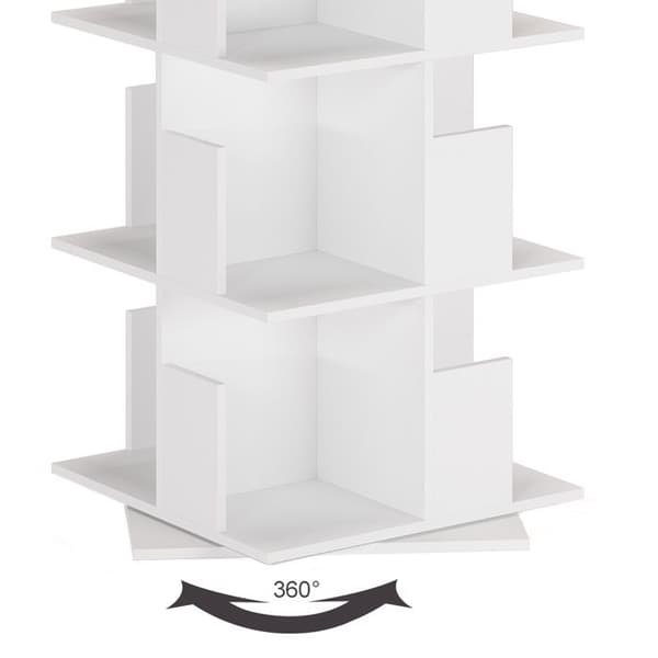 Vicco Alfa bokhylla, Vit, 60 x 111 cm