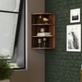 Miniatyrbild 4 av 6: Vicco Ecki hörnhylla, antikt trä, 30 x 60 cm