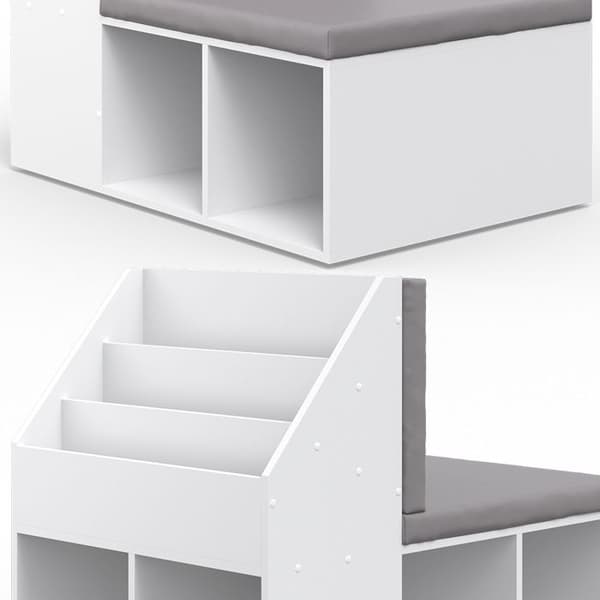Vicco Onix barnbokhylla, Vit, 97,1 x 78,4 cm
