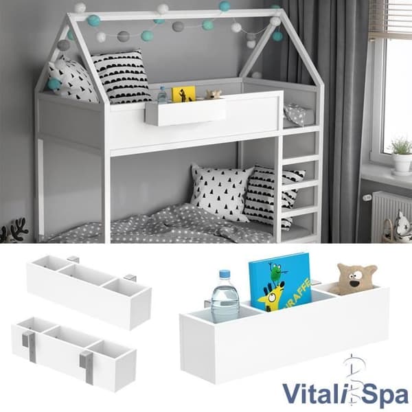 Hänghylla för VitaliSpa barnsäng, loftsäng, hänghylla, tillbehör, hylla, hylla