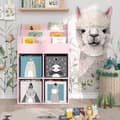 Miniatyrbild 4 av 6: Vicco barnbokhylla Luigi, Rosa, 72 x 114,2 cm utan vikkartonger