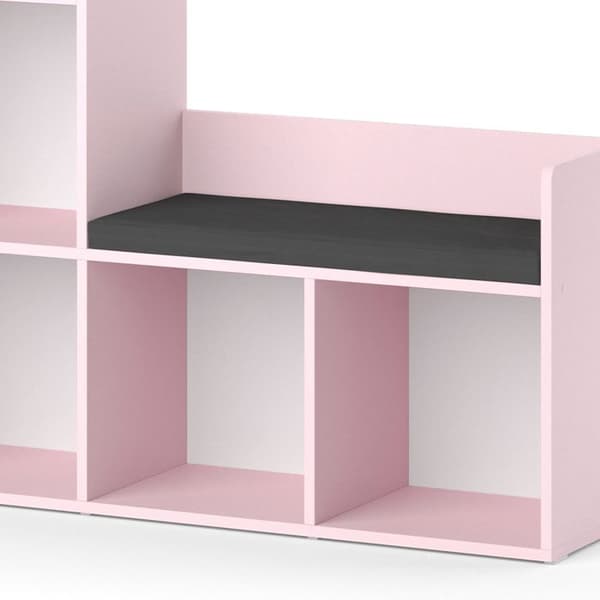 Vicco barnbokhylla Luigi, Rosa, 107,2 x 88,6 cm utan vikkartonger
