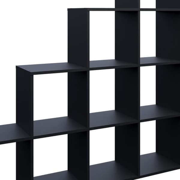 Vicco hylla, Svart, 142,4 x 143 cm