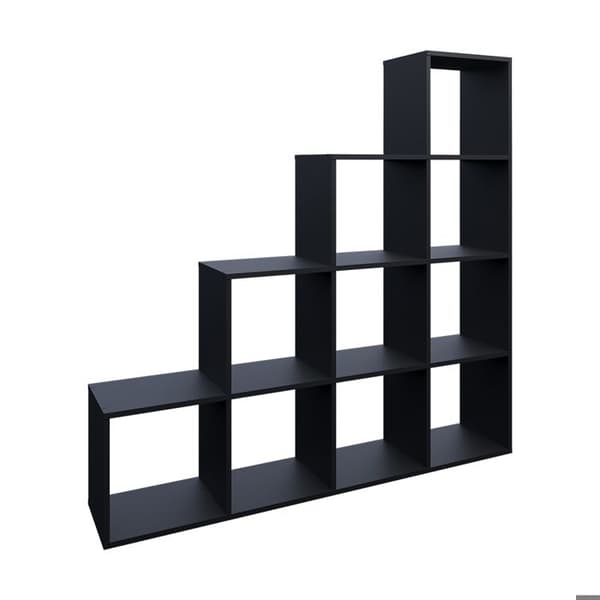 Vicco hylla, Svart, 142,4 x 143 cm