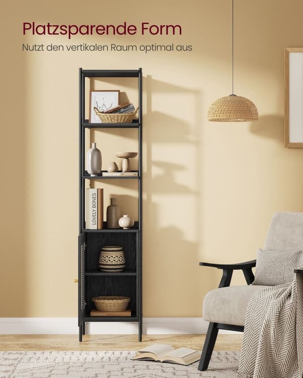 Rootz bogreolopbevaringsstativ - Multi-tier hyldeenhed - Høj opbevaringsorganisering - Stålramme - 30 cm x 40 cm x 174,7 cm